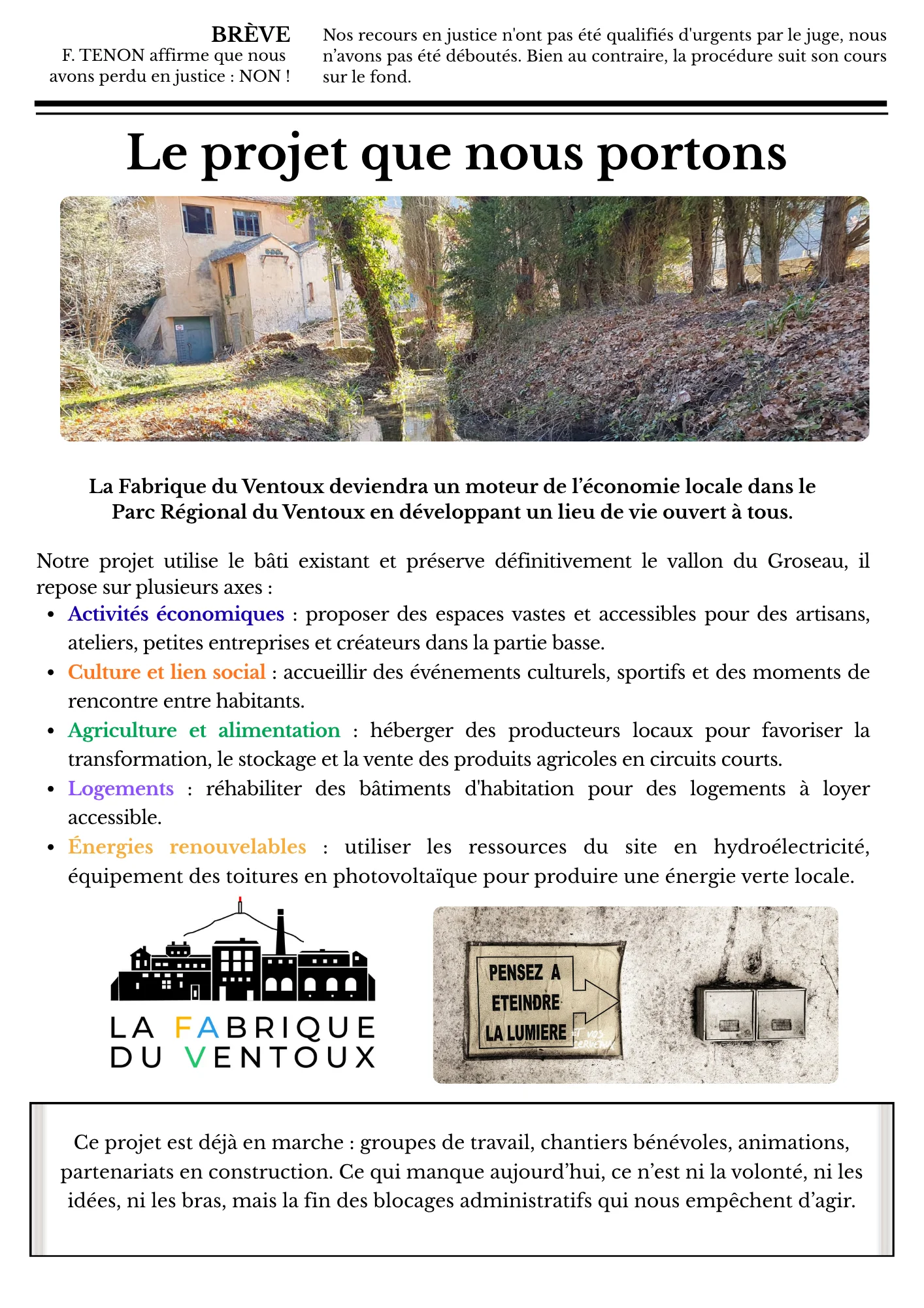 Bulletin La Fabrique du Ventoux – page 3